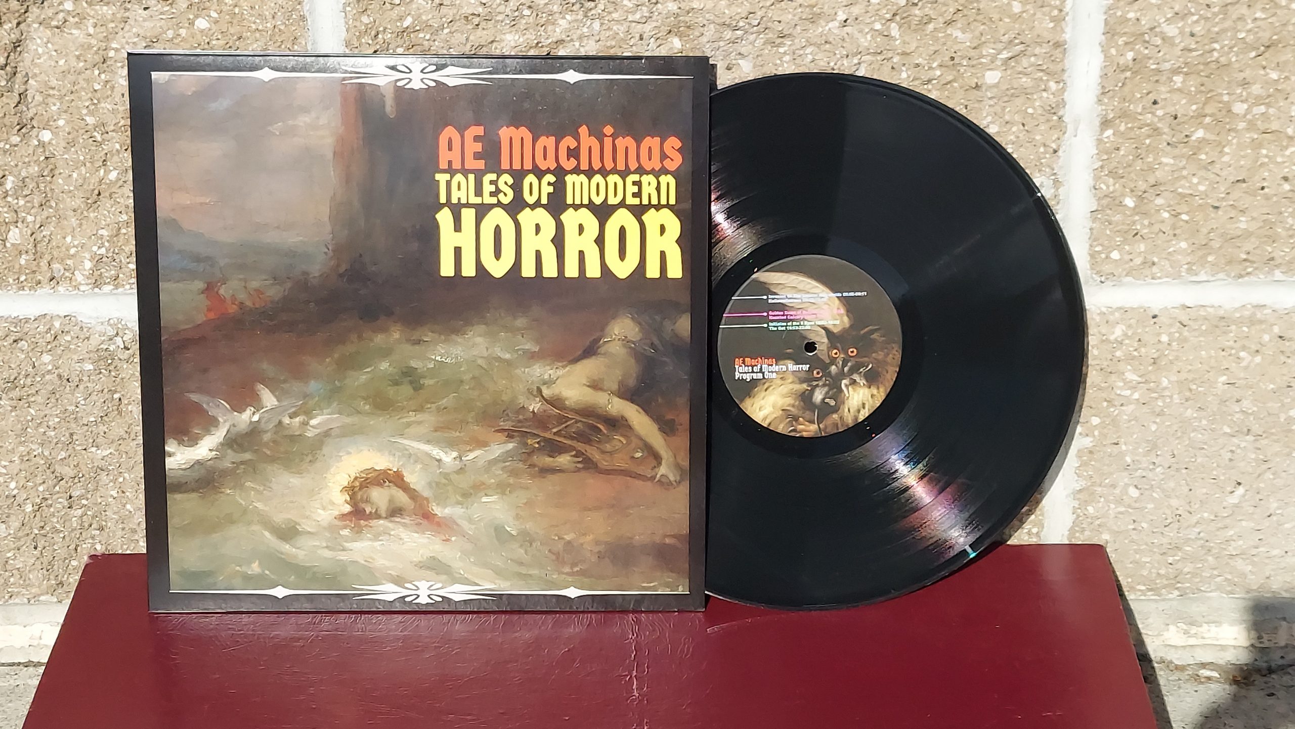 Happy Hallowelloween! New 12″ Vinyl from Lithic Records… AE MACHINAS